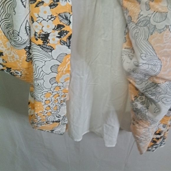 Modcloth Boho on the Range Smocked Maxi Dress Faces Print Medium NWT Rar… - Picture 6 of 16